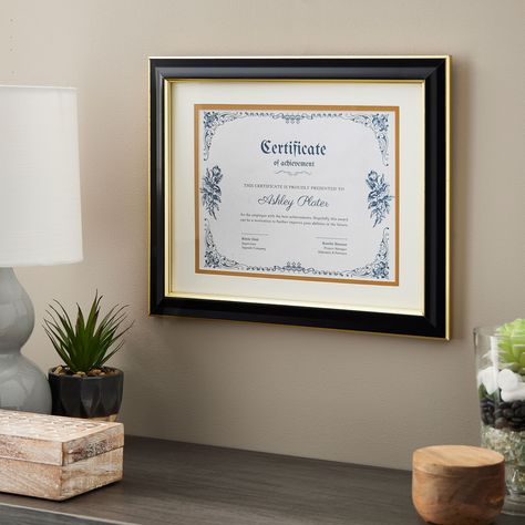 Diploma Display, Vision Bored, Document Frame, Diploma Certificate, Certificate Frames, Diploma Frame, Certificate Of Achievement, Wall Frames, Wall Frame