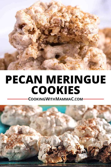 Pecan Meringue Cookies, Chewy Meringue Cookies, Fall Meringue Cookies, Meringue Sandwich Cookies, Protein Meringue Cookies, Healthy Meringue Cookies, Brown Sugar Meringue Cookies, Choc Chip Meringue Cookies, Pumpkin Spice Meringue Cookies