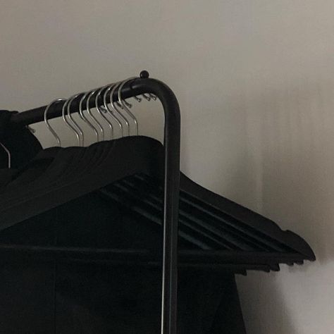 Black Hangers, Black Room, Luxury Lifestyle Dreams, Abaya Designs, Bedroom Layouts, Aesthetic Colors, Black Aesthetic, Dark Aesthetic, Clothes Hanger