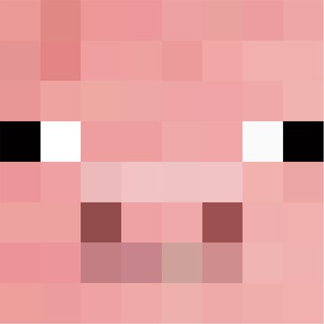 Pig face – Minecraft Faces Minecraft Mob Head Pixel Art, Minecraft Pig Face, Minecraft Heads, Minecraft Pfp, Minecraft Painting, Minecraft Quilt, Minecraft Icon, Minecraft Face, Minecraft Creator