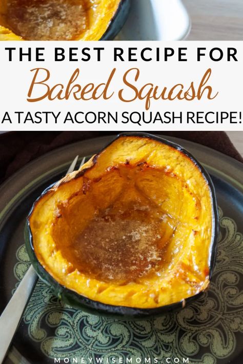 Acorn Squash Recipes Healthy, Acorn Squash Recipe, Thanksgiving Side Dishes Easy, Acorn Squash Recipes, Baked Squash, Delicious Sides, Thanksgiving Side Dish, Zucchini Squash, Squash Recipe