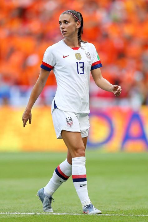 Alex Morgan playing for the USWNT Alex Morgan Hot, Uswnt Soccer, Alex Morgan Soccer, Soccer Season, Alex Morgan, Usa Soccer Women, Women’s Soccer, Usa Soccer, Soccer Club