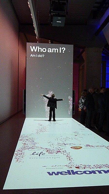 Entrance projection in WAI? | Wellcome Wing reopening | Flickr Projection Exhibition Design, Immersive Exhibition Design, Interactive Booth, Entrance Idea, Projection Installation, Interactive Exhibit, Perspective Design, Installation Interactive, Experiential Design