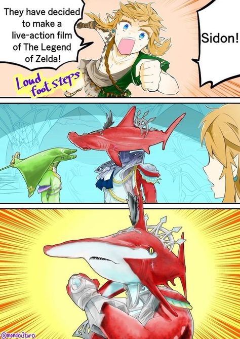 Sidon X Link, Totk Zelda, Princesa Zelda, Botw Zelda, Legend Of Zelda Memes, Zelda Funny, Zelda Tears Of The Kingdom, Tears Of The Kingdom, Lets Play A Game