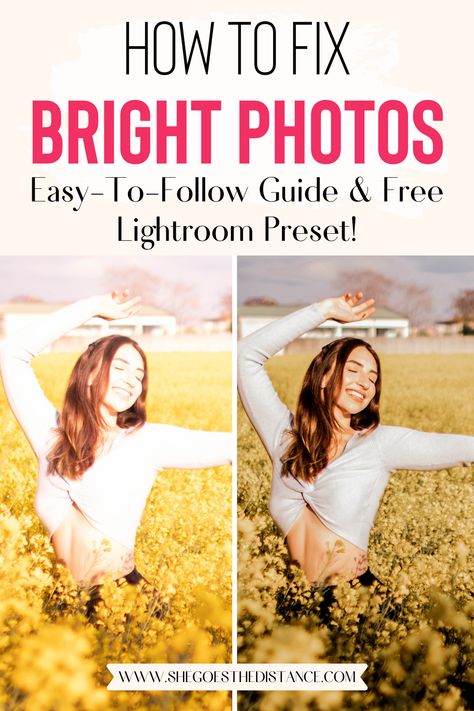 Photo Editing Cheat Sheets, Editing Flash Photos, How To Edit Overexposed Photos, How To Fix Overexposed Photos, How To Edit Photos Professionally, Best Way To Edit Photos, Lightroom Tips Photo Editing, How To Edit Bright Photos, Adobe Lightroom Photo Editing Tips