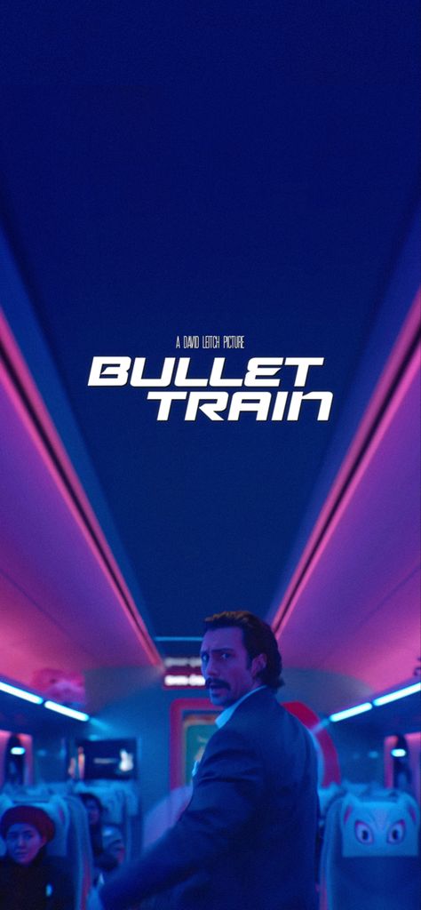 Bullet Train Aesthetic, Tangerine Bullet Train, Scream Music, Train Movie, Train Wallpaper, Light Movie, Movie Hacks, Film Posters Art, Posters Minimalist