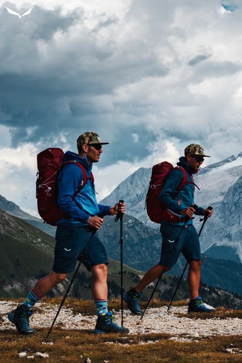 A storm's approaching: we must be ready for anything. #puremountain #trekking #storm Hiking Outfit For Men, Spring Hiking Outfits, Hiking Outfit Men, Trekking Photography, Hiking Attire, Trekking Gear, Hiking Outfits, Hiking Poles, Spring Hiking