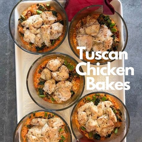 Tuscan Chicken Meal Prep Bowls, Healthy Meal Prep Bowls For The Week, Tuscan Chicken Bake Meal Prep, Pesto Chicken Meal Prep Bowls, One Container Meal Prep, 5 Day Meal Prep Lunch, Meal Prep In Pyrex Bowls, Healthy Katie Ww, Meal Prep Glass Containers