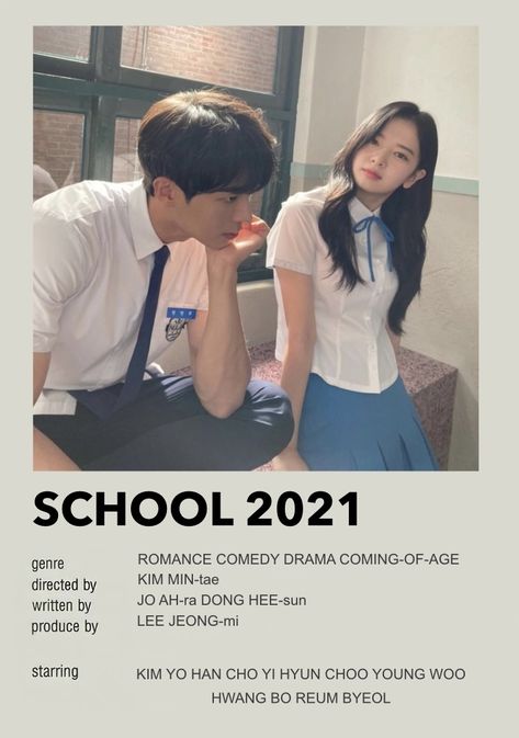 School 2021 Kdrama, High School Kdrama, High School Movies, International High School, Kdramas To Watch, School 2021, Korean Drama Series, Me Against The World, Romance Comedy