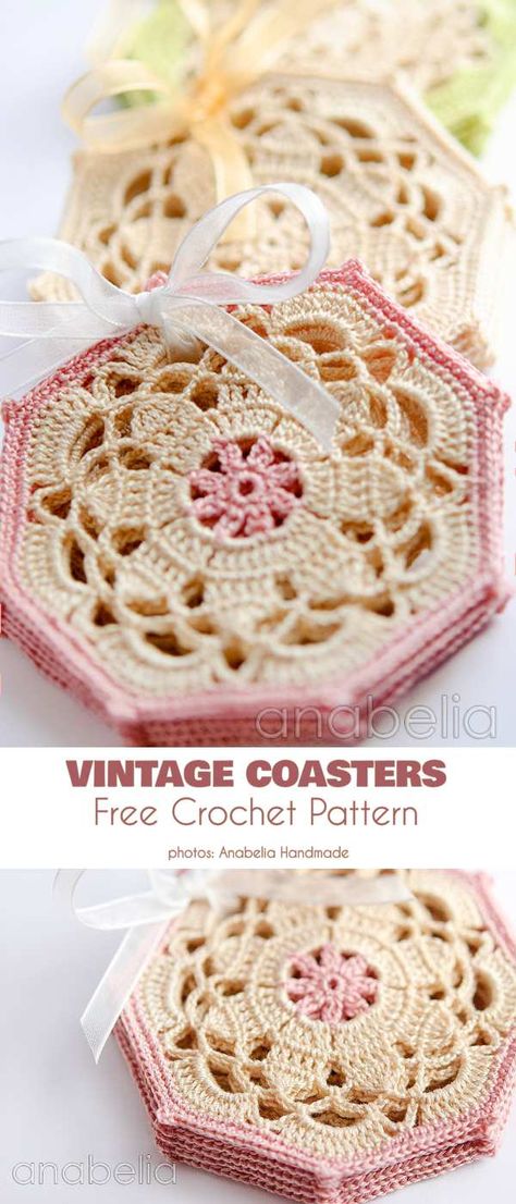 Coasters Free Pattern, Crochet Square Pattern, Granny Square Häkelanleitung, Crochet Coasters Free Pattern, Coaster Pattern, Crochet Coaster Pattern, Crochet Vintage, Crochet Kitchen, Motif Vintage