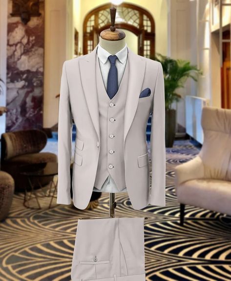 Men Suits Suits for Men Cream Three Piece Wedding Suit - Etsy India Wedding Coat For Men, Office Outfit Men, Men Suits Wedding, Suit Prom, Cream Suit, Wedding Coat, Formal Fashion, Men Cream, Fashion Suits For Men