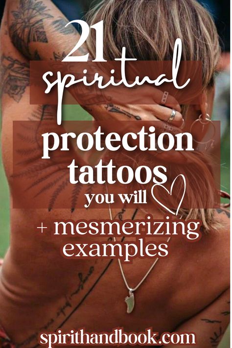 Finding Yourself Tattoo Ideas, Tattoos About Protection, Spiritual Tattoo Symbols, Strength And Power Tattoos, Faith Symbol Tattoo Ideas, Beautiful Soul Tattoo Symbol, Protection From Negative Energy Tattoo, Meaningful Symbolic Tattoos, Tattoos To Represent Healing