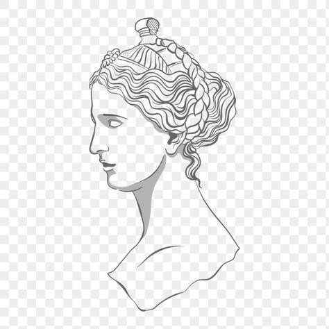 Greek Goddess Demeter, Line Art Drawing, Png Aesthetic, Greek Goddess, Greek Gods, Aesthetic Stickers, Line Art Drawings, Art Drawing, Vintage Design