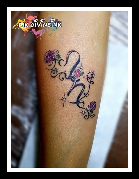 Zodiac sign tattoo, Leo tattoo design, Capricorn tattoo design, Flower tattoo idea, Customise zodiac tattoo idea, Colourful tattoo, Beautiful tattoo design, Tattoo style, Tattoo ideas, Shading tattoo, Tattoo for both gender, Tattoo for couple INSTAGRAM:- www.instagram.com/mb.divineink Capricorn And Leo Tattoo Combined, Leo And Capricorn Tattoo Together, Capricorn Leo Tattoo, Gender Tattoo, Tattoo For Couple, Tattoo Design Flower, Tattoo Leo, Zodiac Floral, Colourful Tattoo