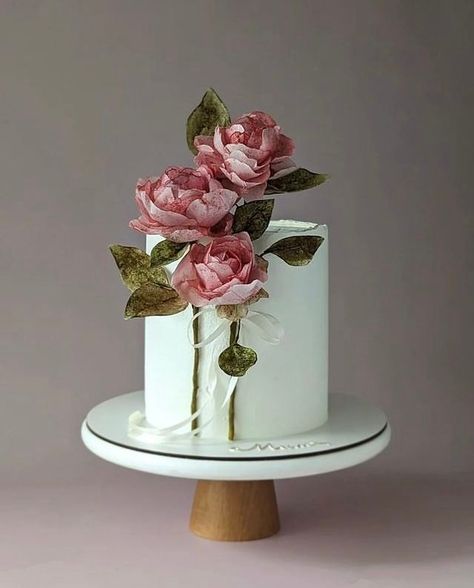 Dinara Kasko, Glamorous Wedding Cakes, Flower Cake Design, Peony Cake, Colorful Wedding Cakes, Random Shapes, Birthday Cake For Husband, Creative Cake Decorating, Magic Cake