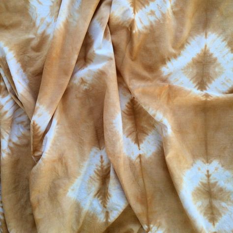 Shibori Tablecloth, Procion Dye, Fabric Dyeing, Shibori Dye, Natural Dyeing, Shibori Tie Dye, Yellow Ochre, Design Research, Natural Dye