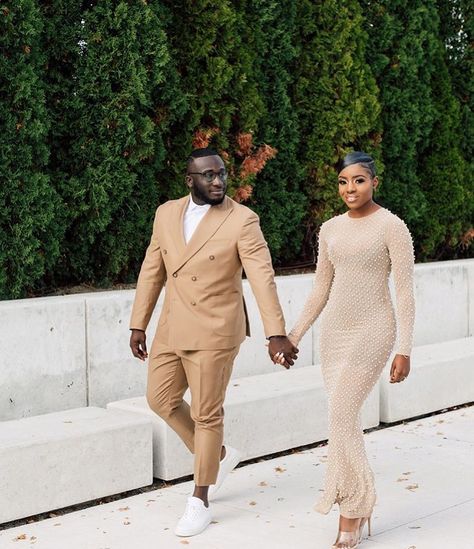 Black Couple Formal Photoshoot, Melanin Couples, Spain Photoshoot, Wona Concept, Romantic Theme Wedding, Couple Fits, Black Relationship Goals, Stylish Wedding Dresses, Pink Bride