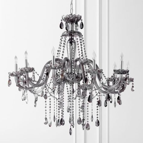 Z Gallerie - Bedroom Bliss - Omni Chandelier Omni Chandelier, Entertaining Gifts, Fluted Glass, Arm Chandelier, Z Gallerie, Candle Chandelier, White Lamp, Nickel Hardware, Under The Lights