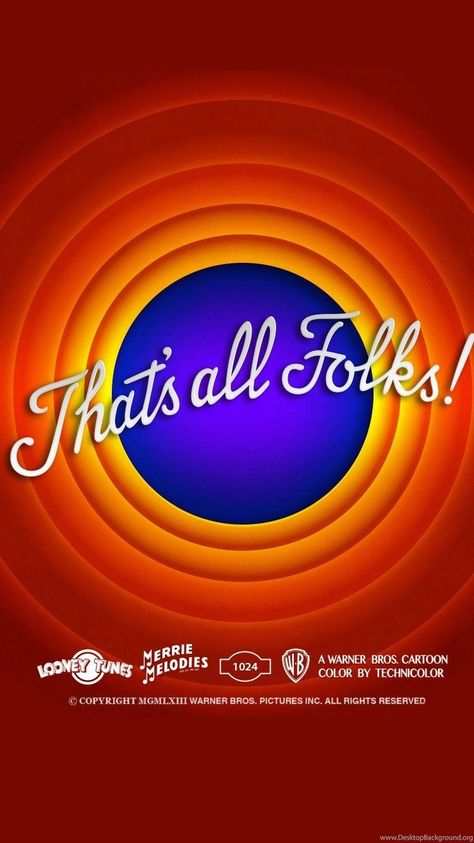 thats all folks (i think) its been a fun ride! Ips Wallpapers, Funny Warning Signs, Cosmic Boy, Looney Tunes Wallpaper, Funny Logo, Thats All, Thats All Folks, Beautiful Logos Design, Cool Typography