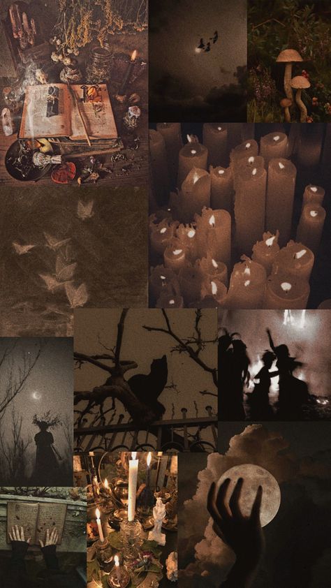 Black Magic Witch Aesthetic, Dark Witchy Wallpaper Aesthetic, Vintage Witch Aesthetic Wallpaper, Practice Magic Aesthetic, Witch Things Aesthetic, Witchcraft Aesthetic Dark Wallpaper, Lunar Witch Aesthetic Wallpaper, Witchy Aesthetic Background, Witches Aesthetic Wallpaper