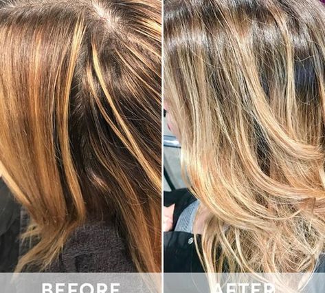 Brassy Hair - What Is It and How To Fix It? | Madison Reed How To Fix Brassy Hair At Home, Brassy Hair Fix At Home, Brassy Hair Before And After, Madison Reed Hair Color, Brassy Blonde Hair, Premature Grey Hair, Love Is In The Hair, Warm Hair Color, Brassy Blonde