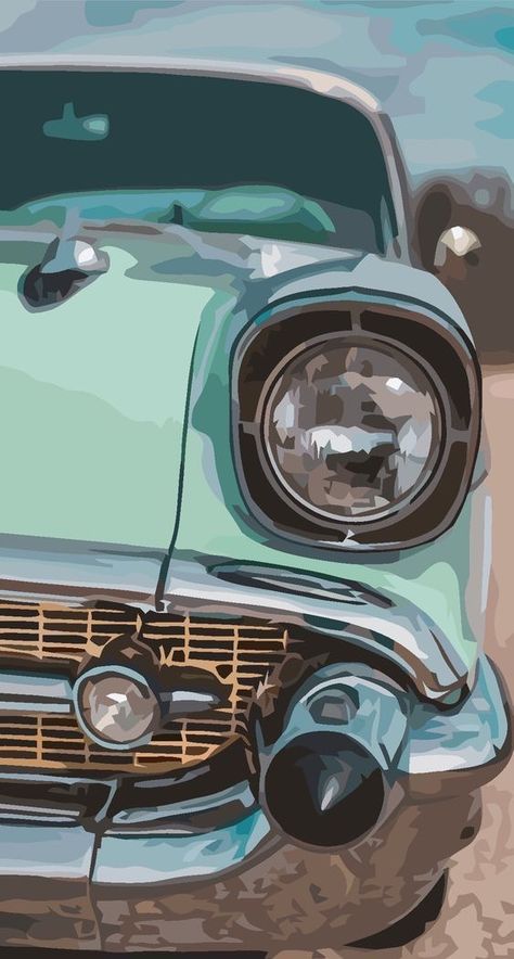 Posca Art, Car Wallpaper, Car Illustration, Automotive Art, Art Inspiration Painting, Painting Art Projects, Art Drawings Sketches Simple, Car Painting, Mural Art