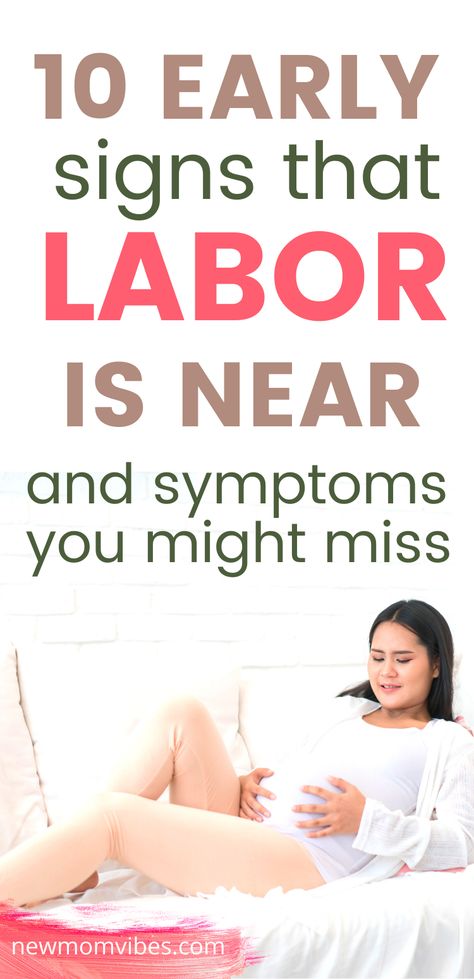 Preterm Labor Signs, Labor Signs And Symptoms, Birthing Tips, Labor Symptoms, Signs Of Labour, Labor Pain Management, Postpartum Tips, Early Labor, Natural Labour