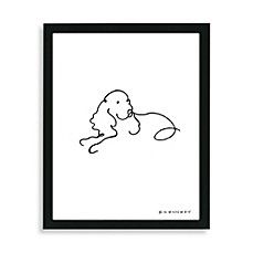 Spaniel Framed Line Drawing Dog Line Drawing, Dog Line, English Cocker, Maori Tattoo, Cocker Spaniels, Spaniel Dog, Dog Tattoos, Animal Tattoos, Animal Wall Art