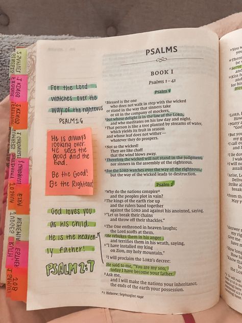 Psalm 1 Bible Study, Psalm 1 Bible Journaling, Bible Annotations, Bible Plans, Prayer Journal Prompts, Christian Notebook, Handwriting Ideas, Journal Bible Quotes, Bible Studying