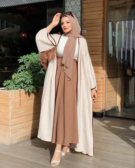 Long Hijab Outfit, Summer Outfits With Hijab, Stylish Modest Outfits, Hijab Summer Outfits, Outfits Muslim, Popular Clothing Styles, Stile Hijab, Simple Style Outfits, Mode Kimono