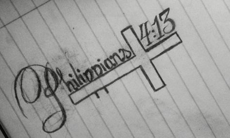 Philippians 4:13 - "I can do everything through him who gives me strength" Small Tattoos Phil 4:13, Philipians4:13 Tattoo Men, Philippians Tattoo 4:13, Cross With Philippians 4:13 Tattoo, Phillipians 4 13 Tattoo Ideas Forearm, Phil 4 13 Tattoo Ideas Women, Philippians 4 6 Tattoo, Phil 4 13 Tattoo For Men, Philipians4:13 Tattoo