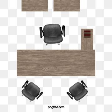 Desk Top View, Office Clipart, Png Top, Shoe Store Design, Color Clipart, Table Top View, Wood Office, Flat Background, Office Cabinet