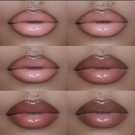 French Cosmetics, Glossy Lips Makeup, Makeup For Black Skin, Lip Makeup Tutorial, Brown Skin Makeup, Makeup Artist Tips, Makeup Help, Dope Makeup, Glamour Makeup