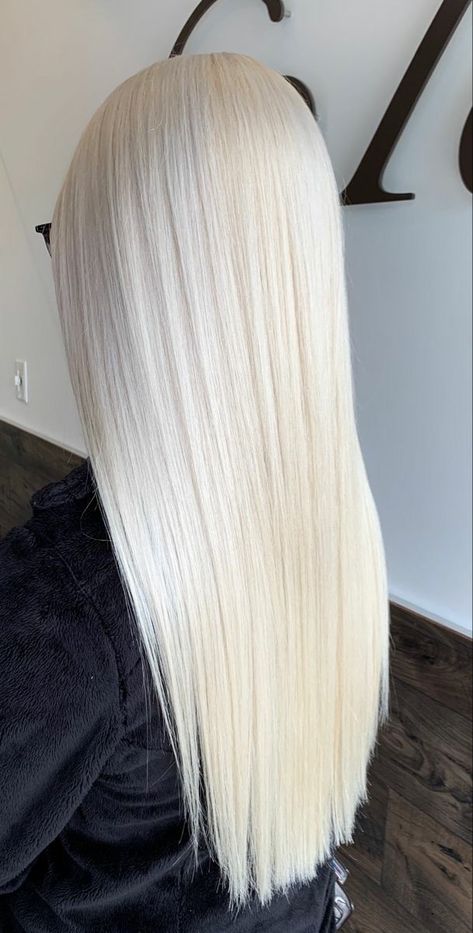 Blonde Hair Goals, Ice Blonde Hair, Perfect Blonde Hair, Bright Blonde Hair, Platinum Blonde Hair Color, Long White Hair, Icy Blonde Hair, White Blonde Hair, Ice Blonde