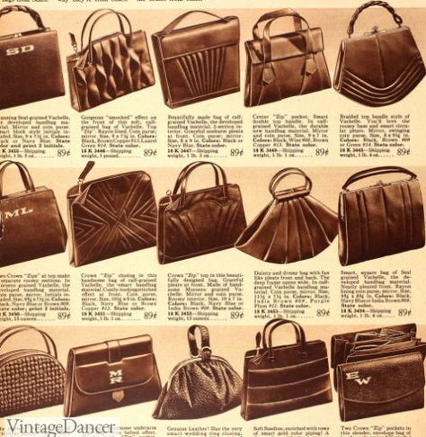 Vintage Bags 1950s, Vintage Bag Pattern, Novelty Handbags, Vintage Evening Bags, Tooled Leather Purse, Handbags And Purses, Bag Silver, Novelty Bags, 1930s Fashion