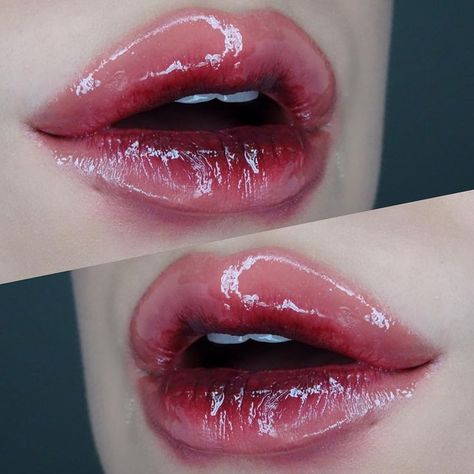 Glossy lip shade makeup look by spooky_bunny_ Bunny Makeup, Lip Shade, Vampire Makeup, Bold Makeup Looks, Smink Inspiration, Lips Shades, Bold Makeup, Kesha, Glossy Lips