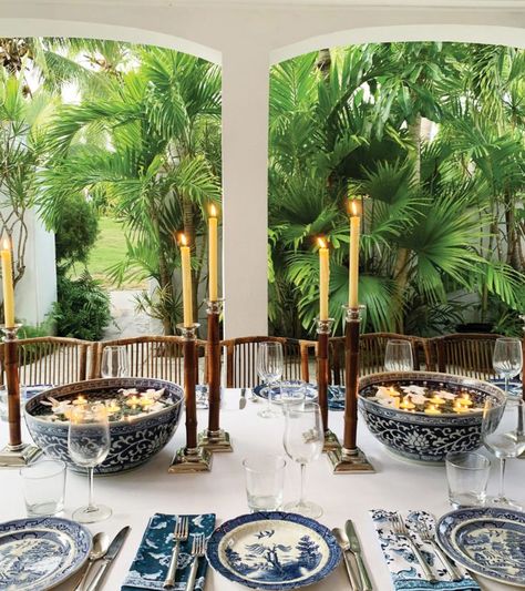 India Hicks Interiors, India Hicks Style, British Colonial Decor, David Hicks, India Hicks, British Colonial Style, Harbour Island, Colonial Decor, Fall Centerpiece