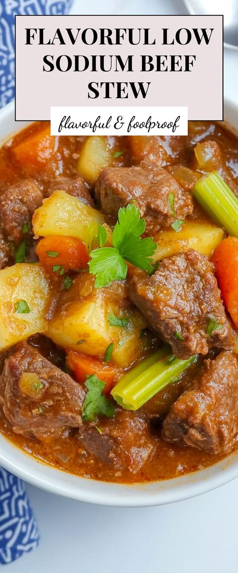 Image for Low Sodium Beef Stew Low Salt Crockpot Recipes, Heart Healthy Stew Recipes, Heart Healthy Beef Stew, Low Sodium Recipes For Diabetics, Low Sodium Salsa Recipes, Low Sodium Meat Recipes, Low Sodium Soup Crockpot, Low Sodium Recipes Crockpot, Heart Healthy Chicken Recipes Low Sodium