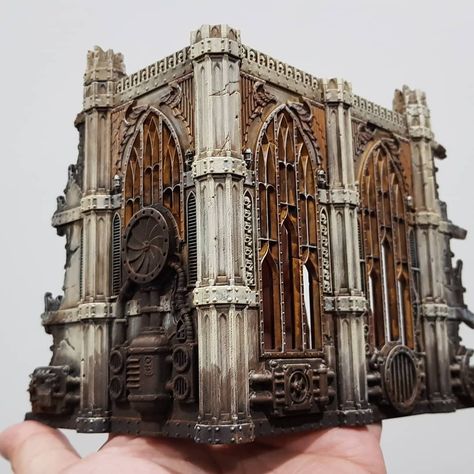 Brosef Brostar on Instagram: “More terrain.  #warhammer40k #KillTeam #sectorimperialis #killzone #terrain #paintingwarhammer” Warhammer Cathedral, Warhammer 40k Buildings, Killteam Terrain, Warhammer 40k Kill Team, Sector Imperialis, Warhammer 40k Terrain, Cathedral Design, 40k Painting, Battlefleet Gothic