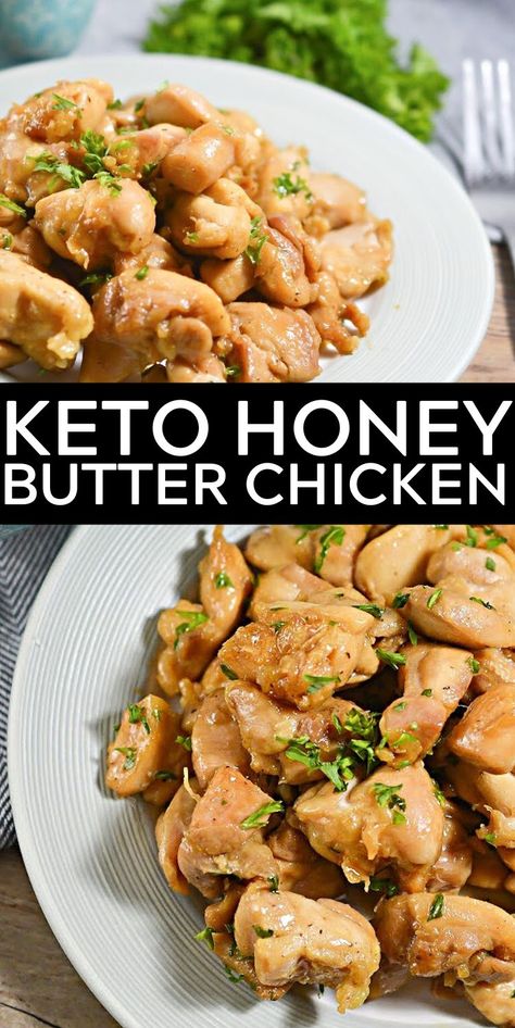 Keto Butter Chicken, Keto Honey, Keto Chinese Food, Keto Chinese, Honey Butter Chicken, Clean Keto, Chicken Appetizers, Butter Chicken Recipe, Dinner Meal