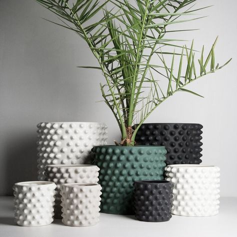 Do It Yourself Decoration, Plant Pot Design, Planter Ceramic, Cement Pots, Pot Designs, Ceramic Pots, Diy Clay Crafts, Nature Decor, Ceramic Pot