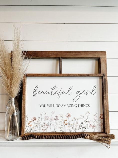 Rustic Nursery Room Ideas, Nursery Room Ideas, Christian Nursery Decor, Christian Lyrics, Rustic Nursery, Nursery Room Inspiration, Nursery Inspo, Nursery Signs, Big Girl Rooms