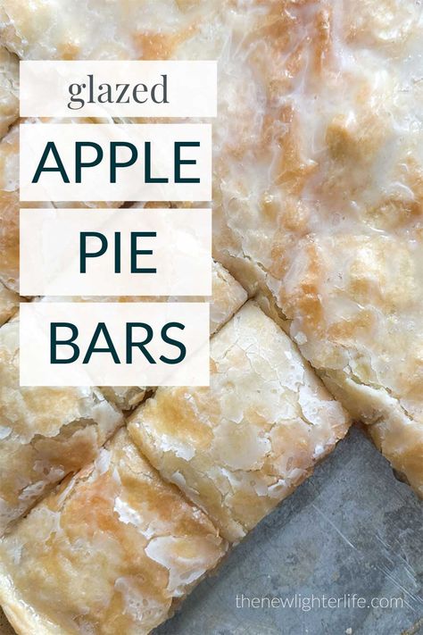 Old Fashioned Glazed Apple Pie Bar Recipe Iced Apple Pie Bars, Glazed Apple Pie Bars, Apple Pie Bars Using Store Bought Crust, Best Apple Pie Bars, Apple Pie Glaze Recipe, Apple Bars Taste Of Home, Apple Slab Pie With Puff Pastry, Frosted Apple Bars, Small Batch Apple Pie Bars