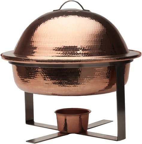 Sertodo Byzantium Chafer, 6 Quart Round, Hammered Copper >> Discover this special product, click the image : Specialty Cookware Smeg Appliances, Ranch Decor, Chafing Dishes, Good Environment, Copper Kitchen, Kitchen Cookware, Stainless Steel Appliances, Hammered Copper, Western Decor