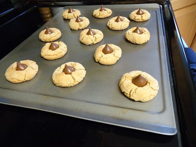 Peanut Butter Blossoms Recipe, Peanut Butter Blossom, Egg Free Cookies, Black Eyed Susans, Peanut Butter Blossom Cookies, Egg Allergy, Blossom Cookies, Hat Cookies, Peanut Butter Blossoms