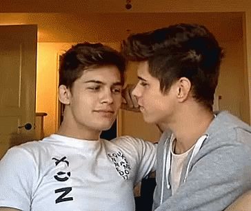 Jylan Jackson GIF - Jylan Jackson Krecioch - Discover & Share GIFs Jackson Krecioch, Gay Aesthetic, Men Kissing, Lgbt Love, Gay Romance, Cute Relationship Goals, Gay Love, Cute Couples Goals, Gay Pride