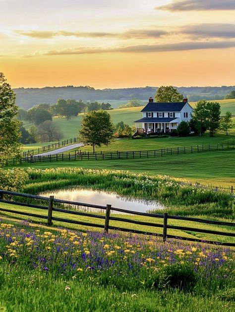 Farm Lifestyle, Dream Life House, Cottage Garden Design, Design Your Dream House, Dream House Exterior, Dream House Plans, Pretty House, The Ranch, Farm Life