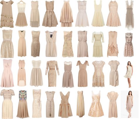 "Dance of The Pretty Beige Dresses" by leiastyle on Polyvore Beige Graduation Dress, Beach Wedding Guests, Beige Outfit, Dress Beige, Beige Dresses, The Pretty, Wedding Guest Outfit, Dream Dress, Chiffon Dress