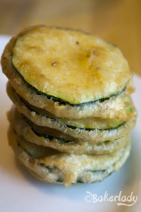 Batter For Zucchini, Beer Batter Fried Zucchini, Battered Fried Zucchini, Battered Zucchini Chips, Batter Fried Eggplant Recipes, Fried Zucchini Batter Recipe, Fried Veggie Batter, Batter For Fried Zucchini, Italian Fried Zucchini