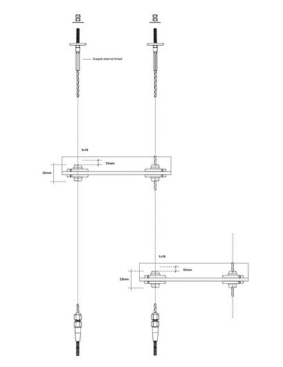 Cable Railing in NY Museum of Art and Design from Jakob Cable Structure, Interior Railings, Floating Staircase, Cable Railing, New York Museums, Structure Architecture, Bowl Designs, Maasai, Art And Design